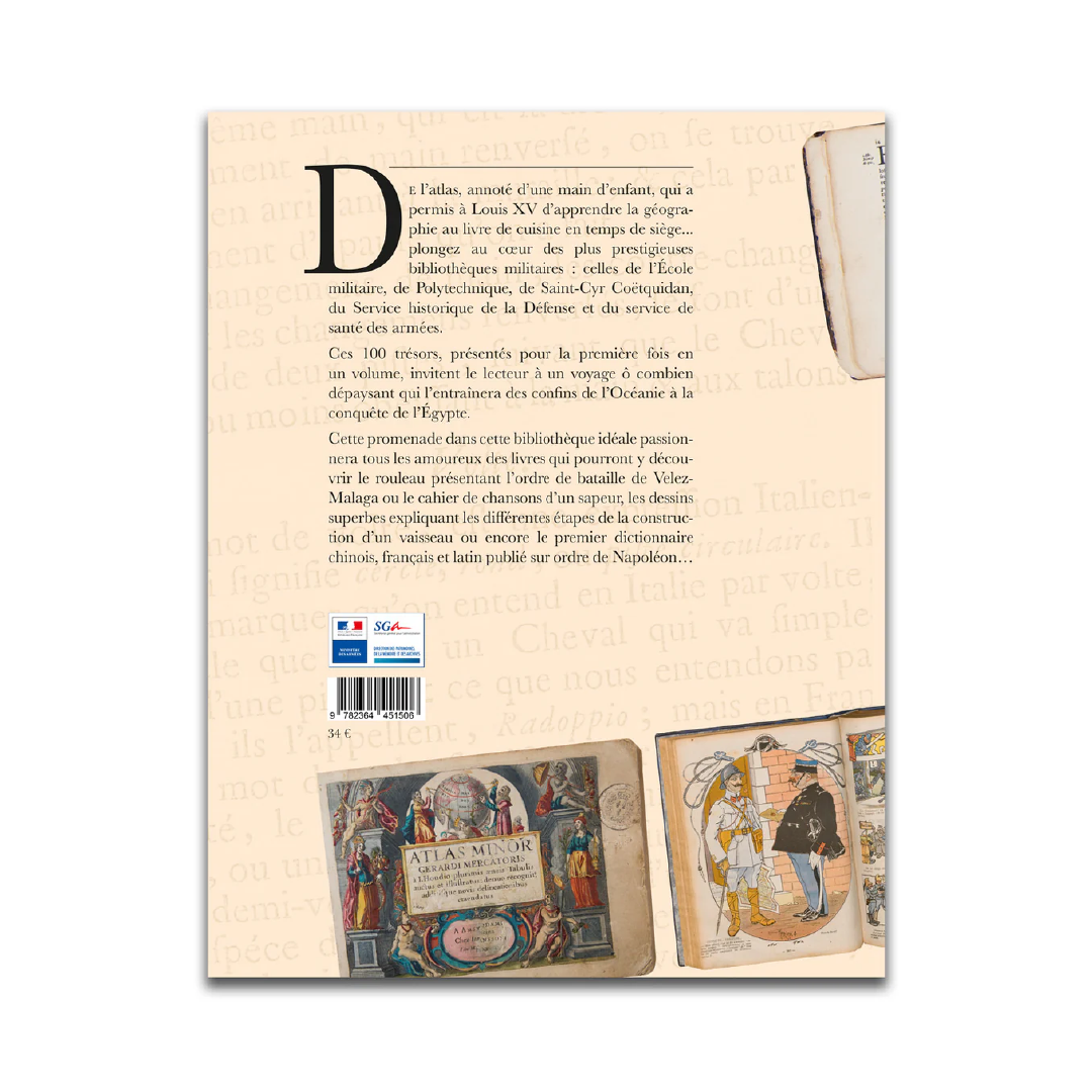 100 Trésors des bibliothèques militaires - Editions Pierre de Taillac