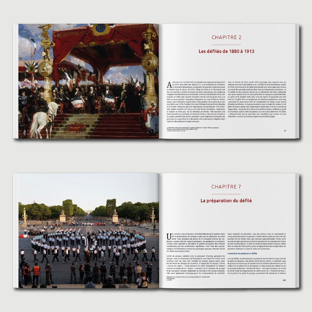 L'histoire du défilé militaire du 14 juillet à Paris, depuis 1880 - Editions Pierre de Taillac