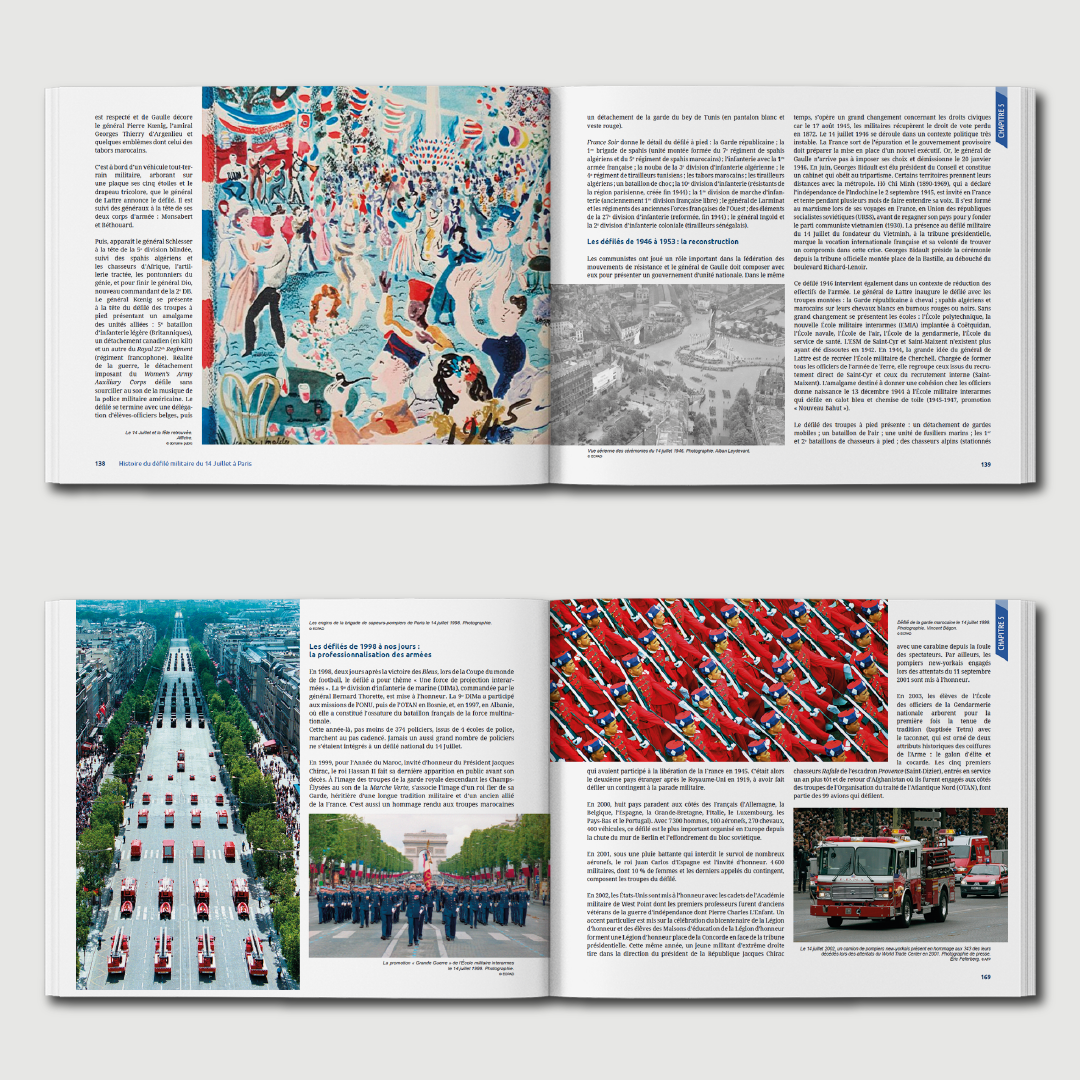 L'histoire du défilé militaire du 14 juillet à Paris, depuis 1880 - Editions Pierre de Taillac