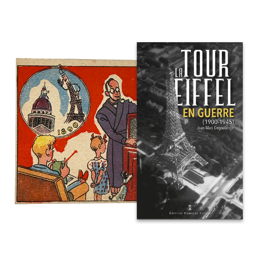 Cartoon original & La Tour Eiffel en guerre (1900-1945)