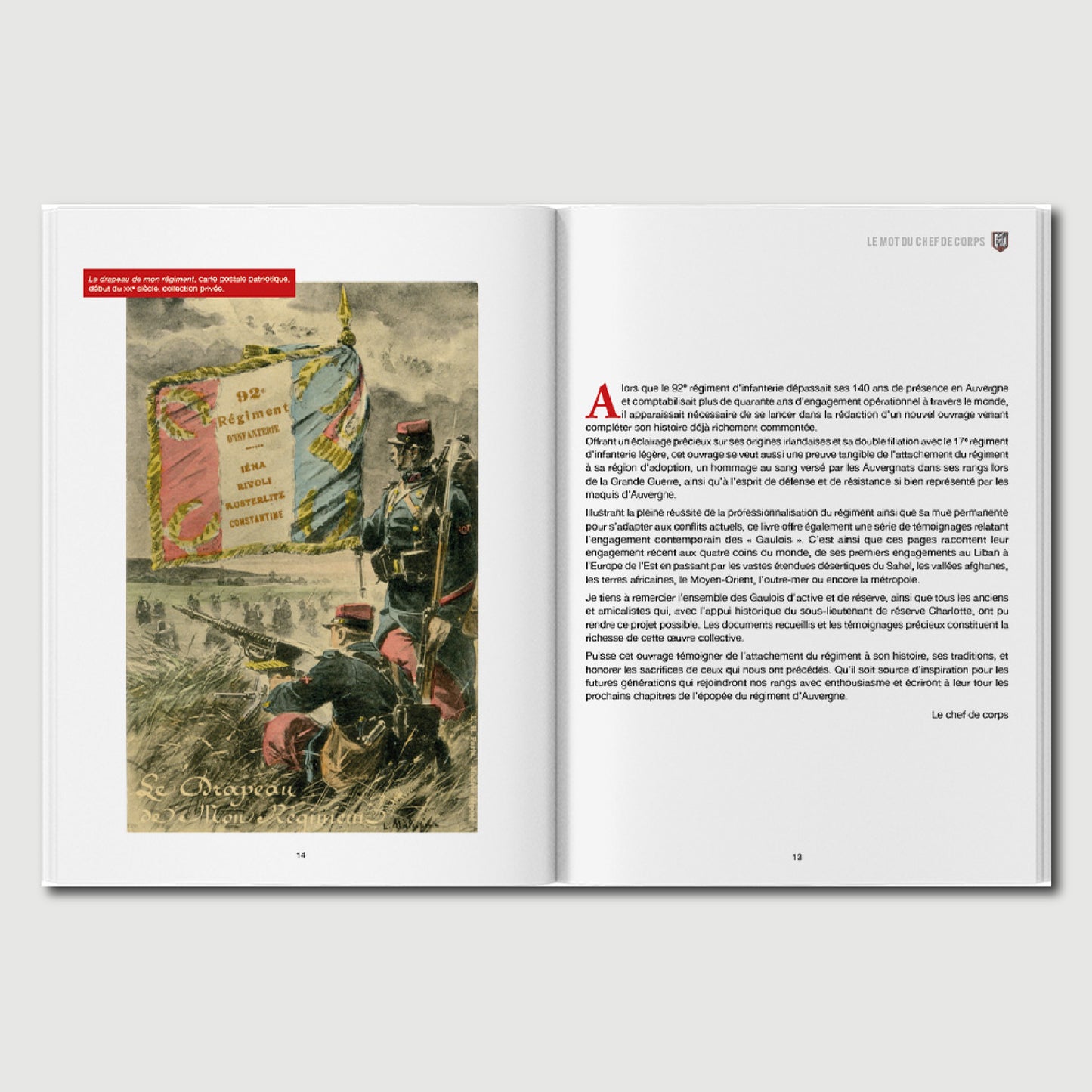 À moi, Auvergne ! - Une histoire illustrée du 92e régiment d'infanterie - Coffret prestige