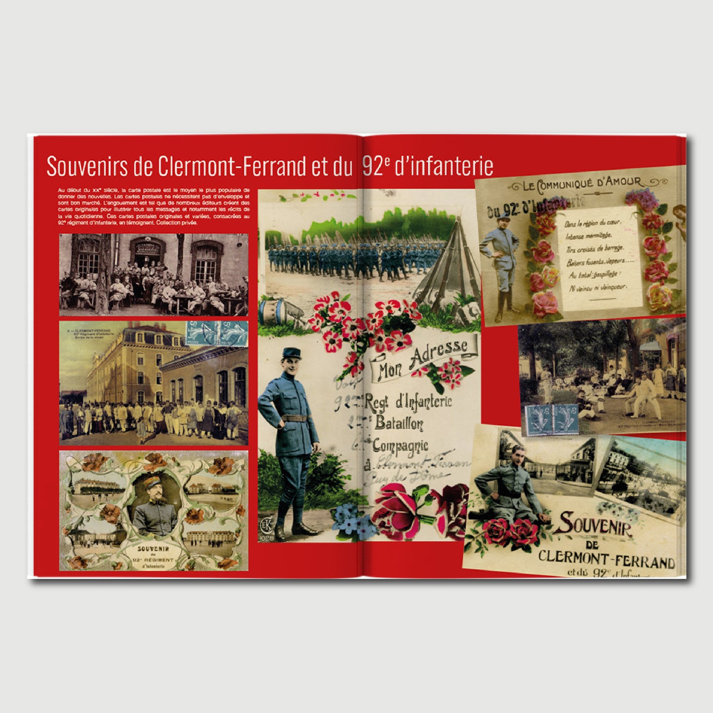 À moi, Auvergne ! - Une histoire illustrée du 92e régiment d'infanterie - Coffret prestige