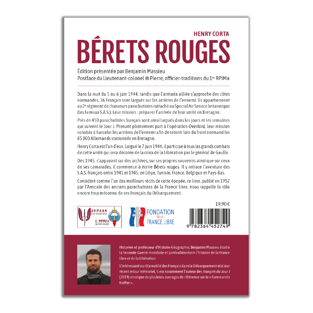 Bérets rouges - version numérique - Editions Pierre de Taillac