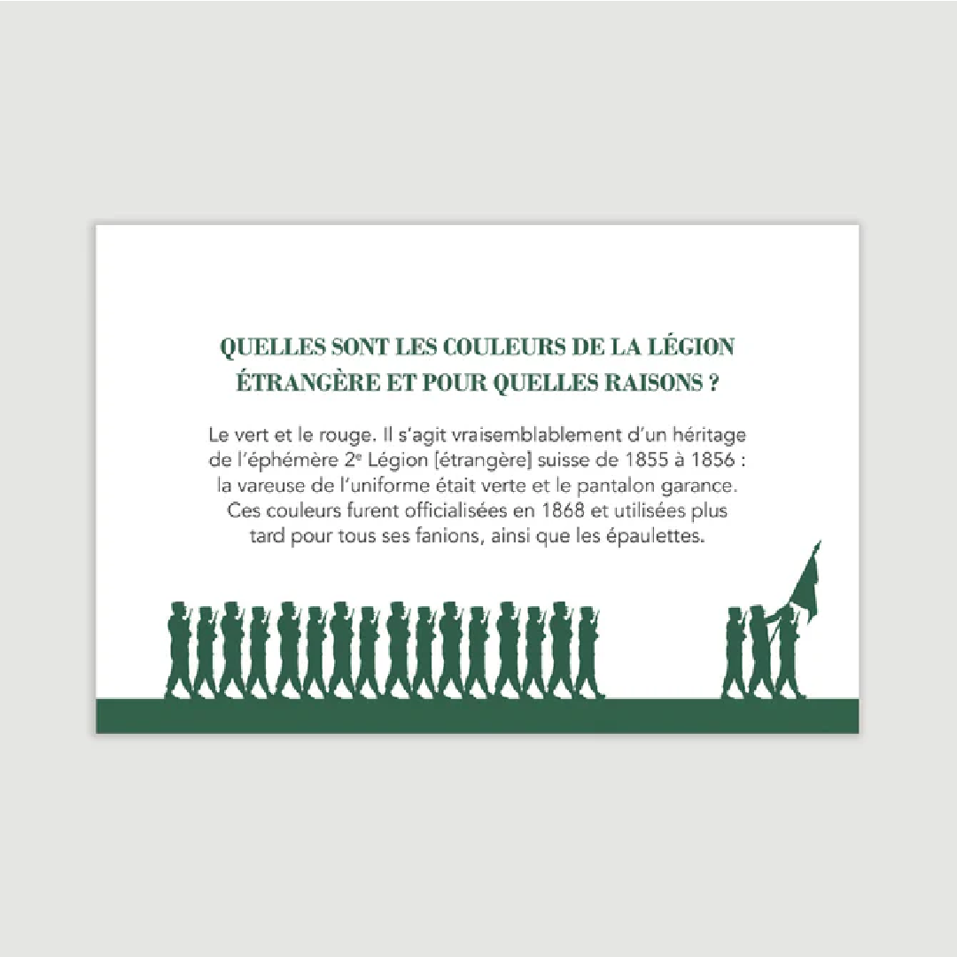 Le Petit Quizz de la Légion étrangère - Editions Pierre de Taillac