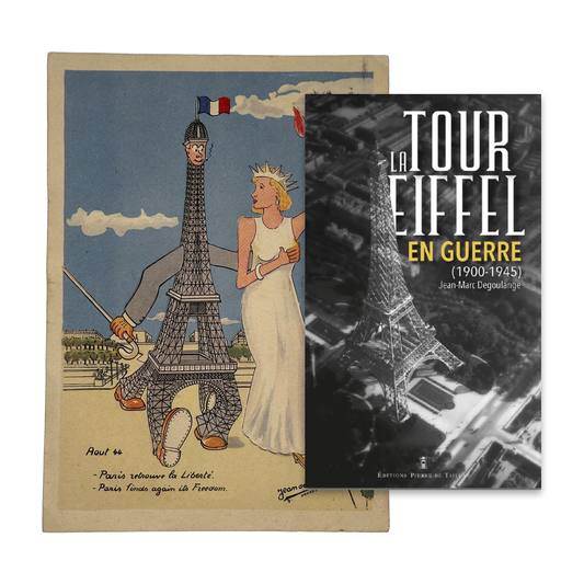 Illustration originale & livre La Tour Eiffel en guerre (1900-1945)