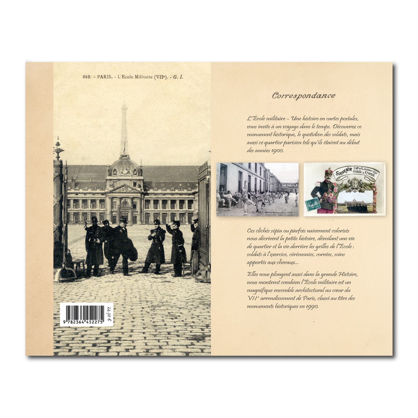 L'École militaire, une histoire en cartes postales