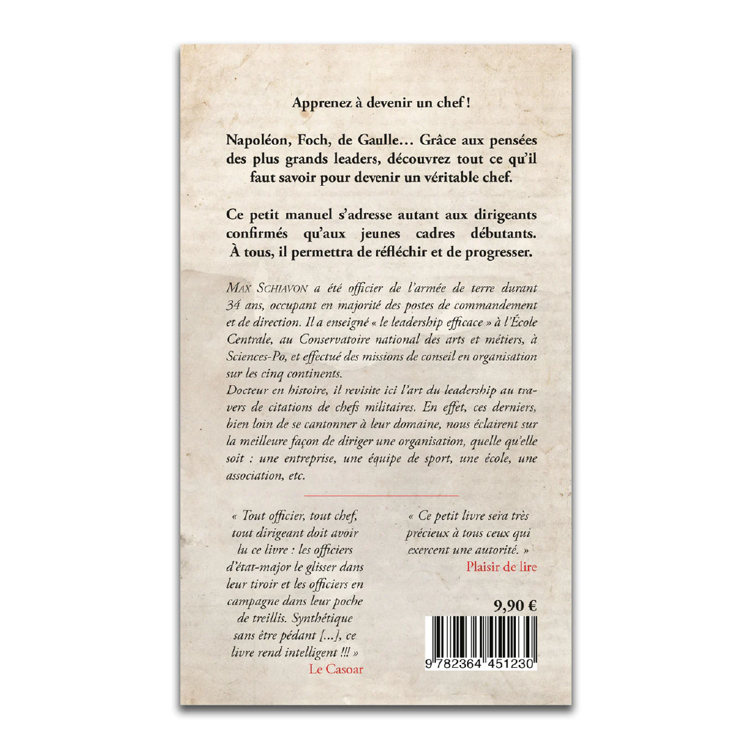 Le livre qui va faire de vous un chef - Editions Pierre de Taillac