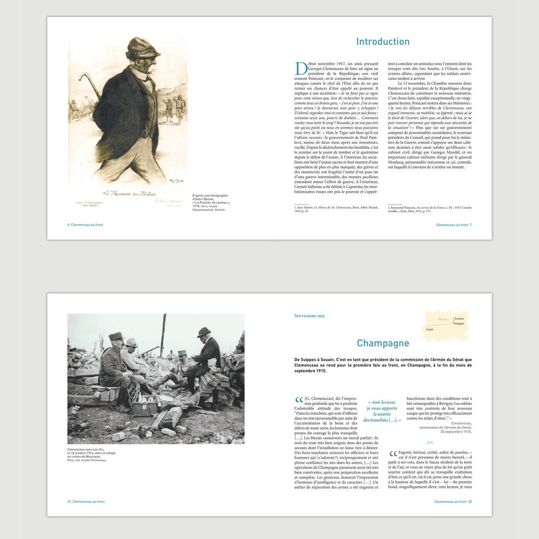 Clemenceau au front - Editions Pierre de Taillac