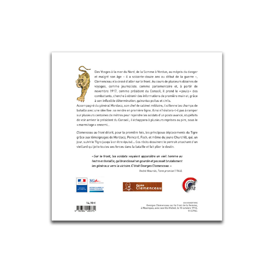 Clemenceau au front - Editions Pierre de Taillac