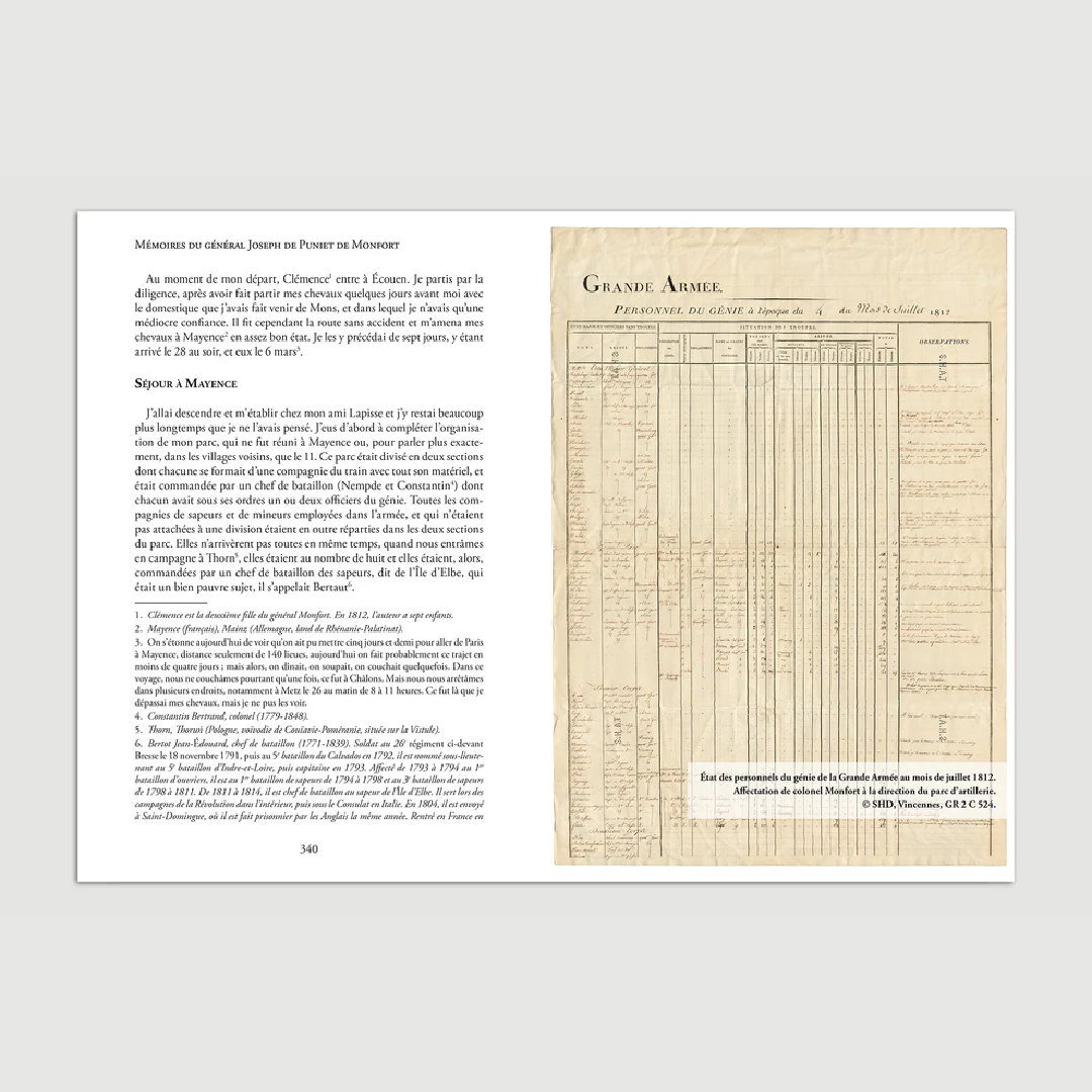 « Je pris, sans hésiter, la cocarde tricolore… » - Mémoires du général Joseph Puniet de Monfort, officier du génie des guerres de la Révolution et de l’Empire (1774-1815). - Editions Pierre de Taillac