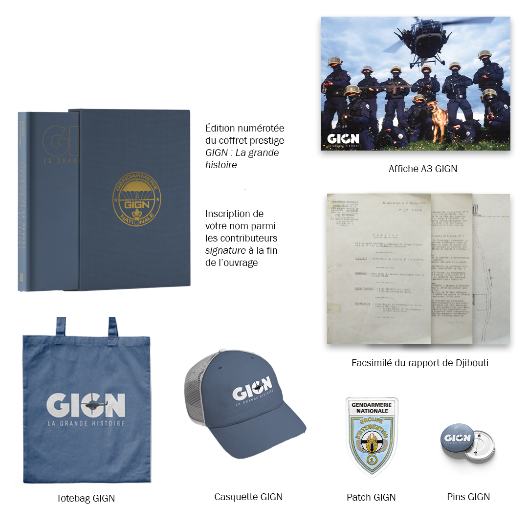 GIGN - La grande histoire - Coffret prestige signature