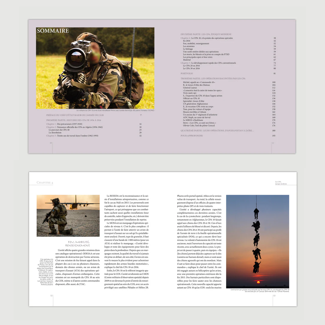 Les Commandos parachutistes de l'air - Editions Pierre de Taillac