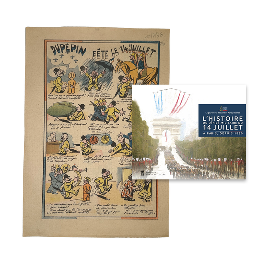 Dupépin affiche 14 juillet & L'histoire du défilé militaire du 14 juillet à Paris, depuis 1880