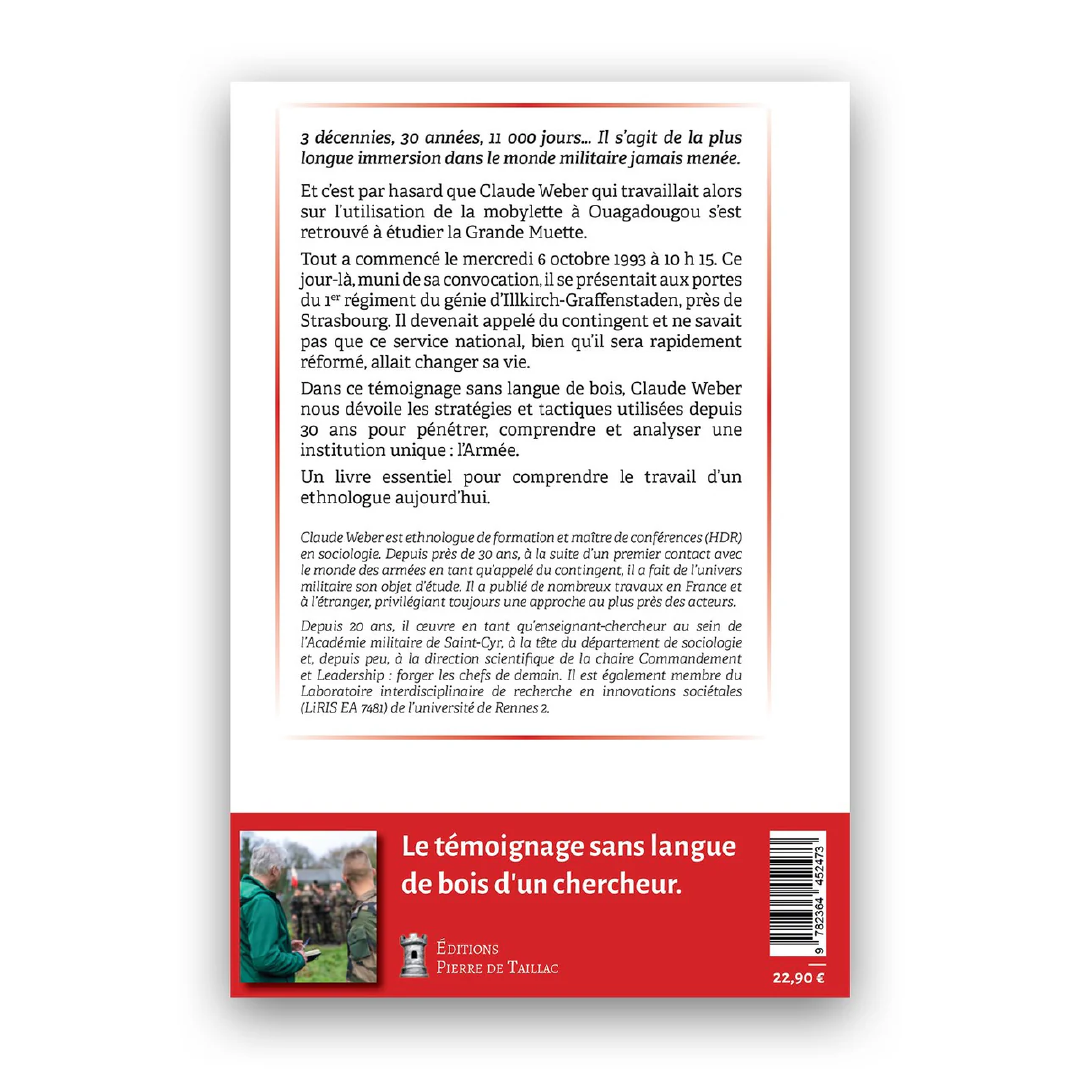 Un ethnologue dans les armées - Editions Pierre de Taillac
