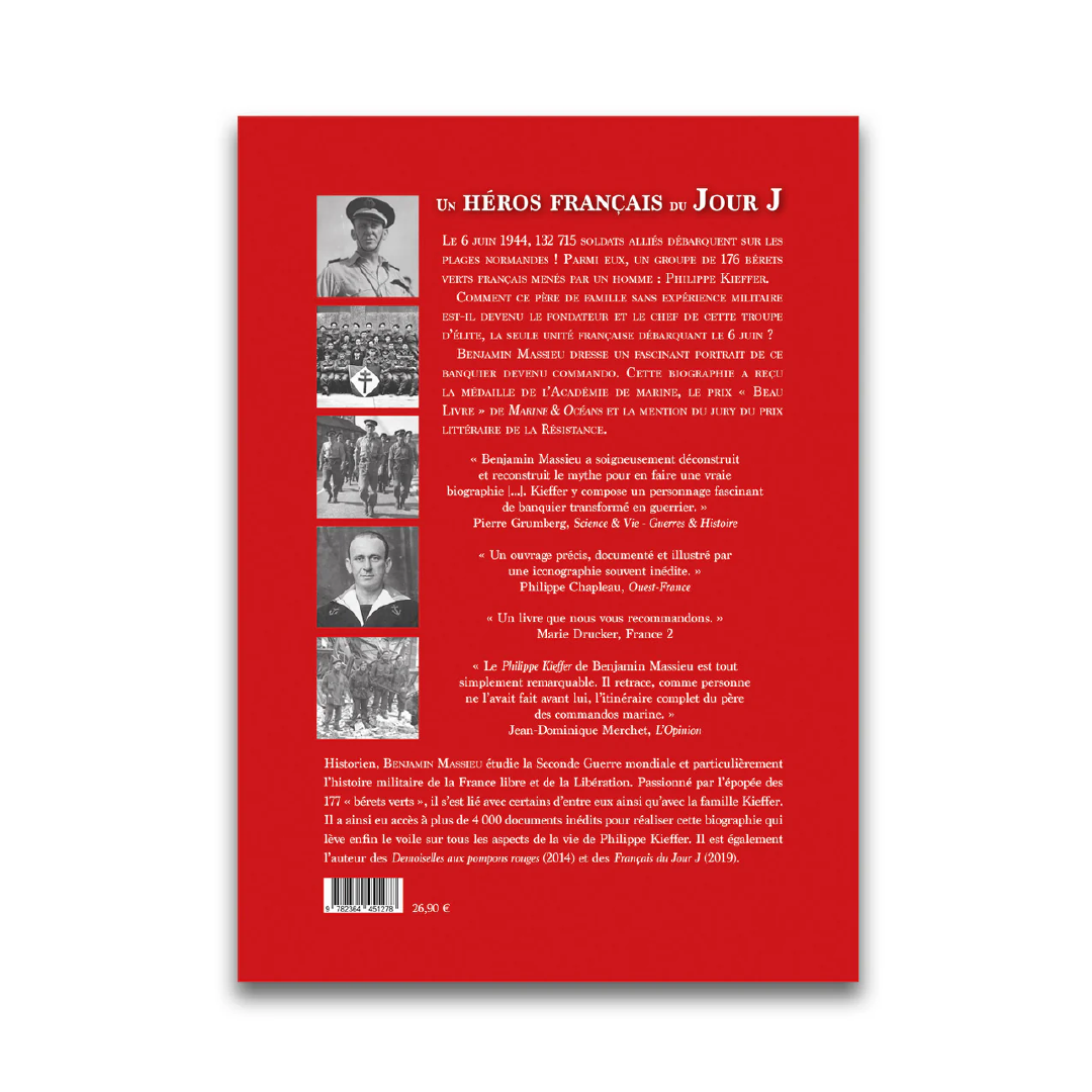 Philippe Kieffer – Chef des commandos de la France libre - Editions Pierre de Taillac