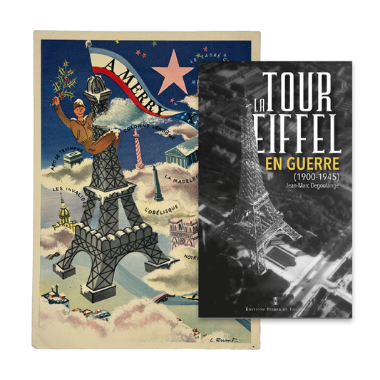 Illustration originale & La Tour Eiffel en guerre (1900-1945)