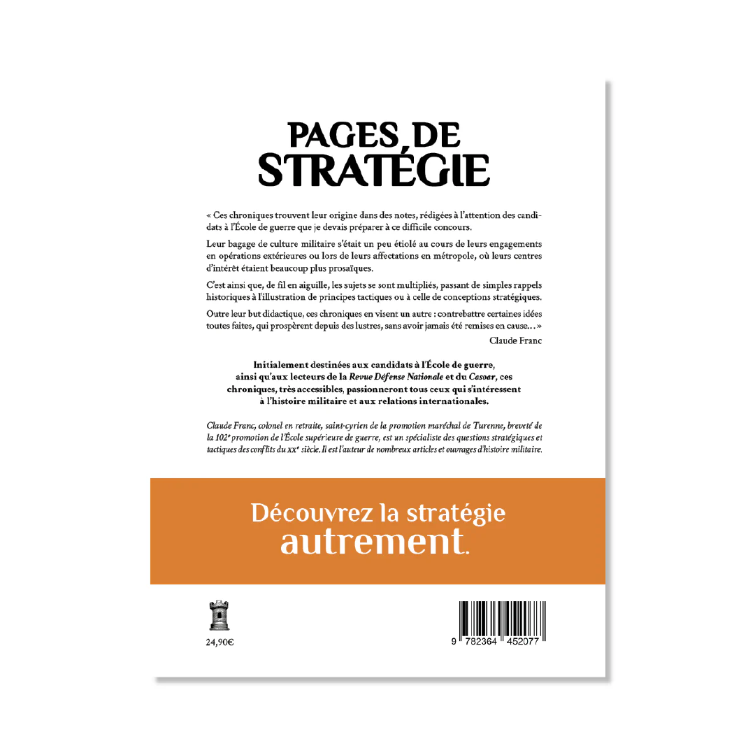 Pages de stratégie - Editions Pierre de Taillac