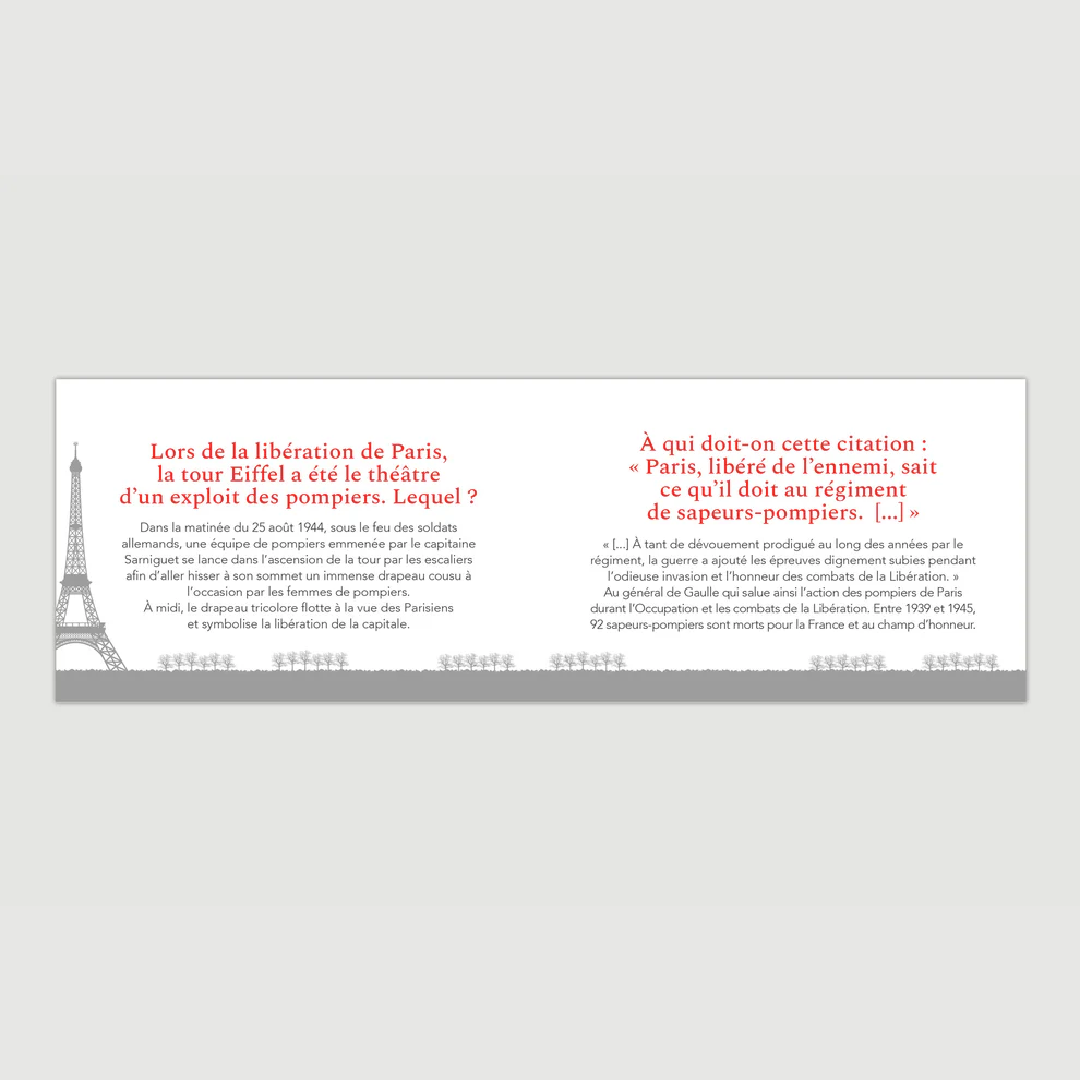 Le Petit Quizz des Pompiers de Paris - Editions Pierre de Taillac
