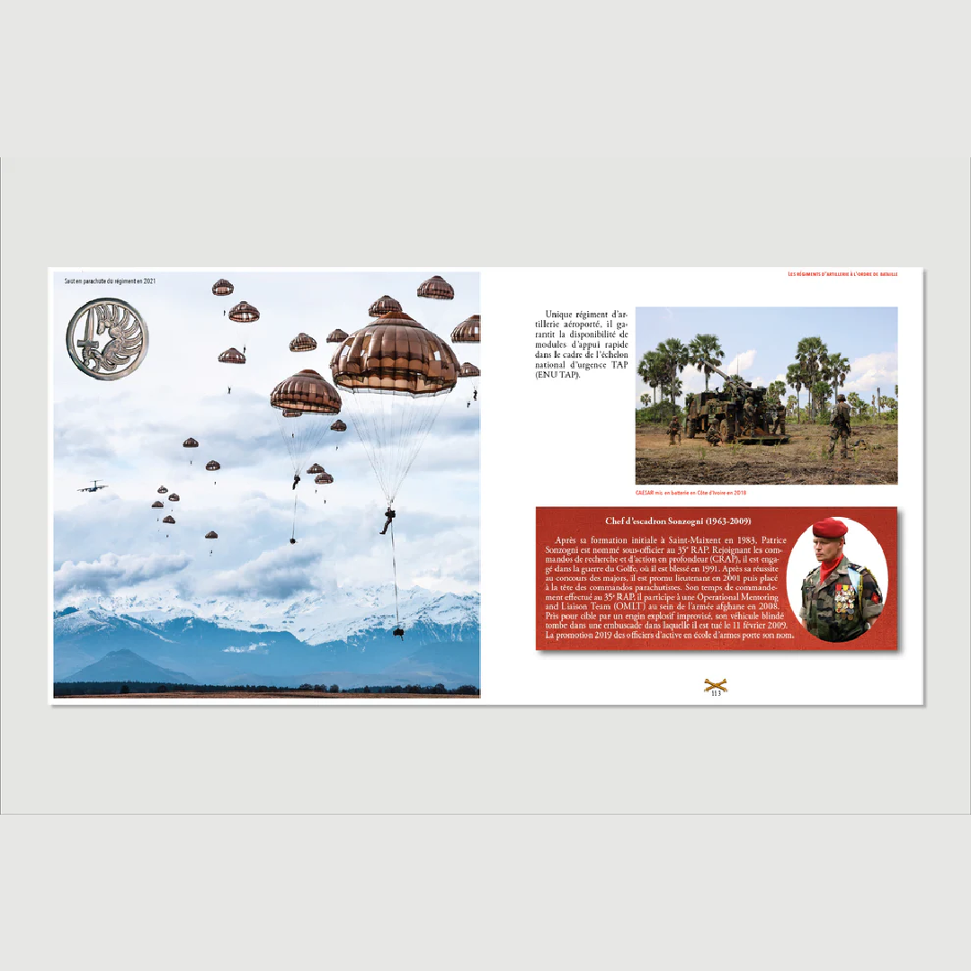 Régiments d'artillerie - Editions Pierre de Taillac