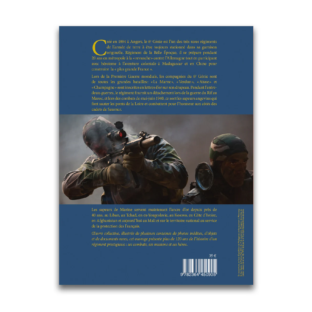 Les Sapeurs à l'ancre d'or – Le 6e régiment du Génie - Editions Pierre de Taillac