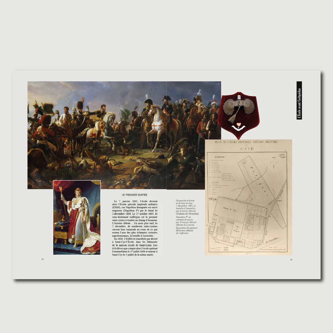 L'académie militaire de Saint-Cyr Coëtquidan - Coffret spécial - Editions Pierre de Taillac