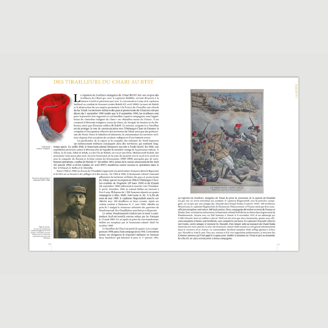 Le Régiment de marche du Tchad - Editions Pierre de Taillac