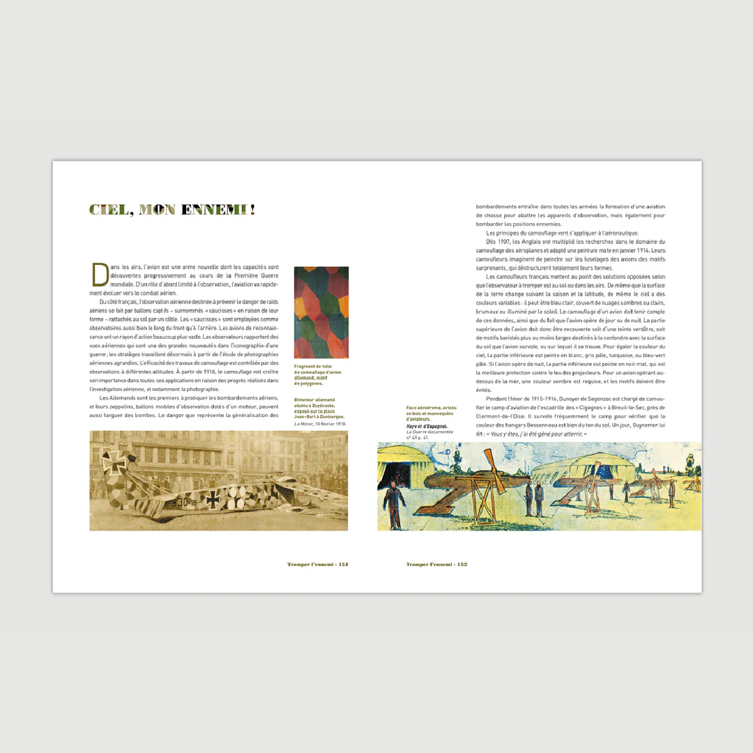 Tromper l’ennemi – L’invention du camouflage moderne en 1914-1918 - Editions Pierre de Taillac