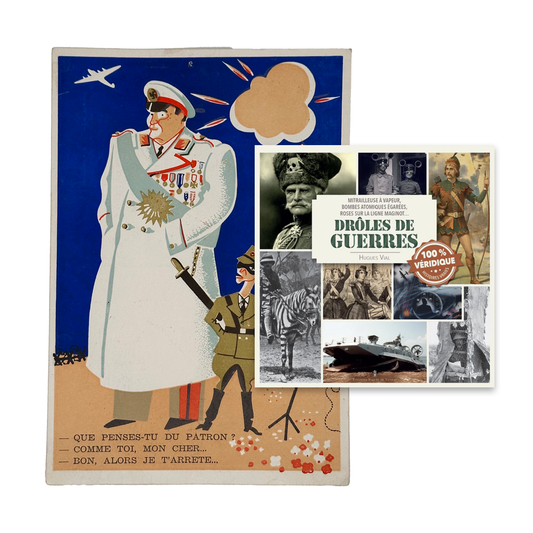 Carte postale originale & Drôles de guerres