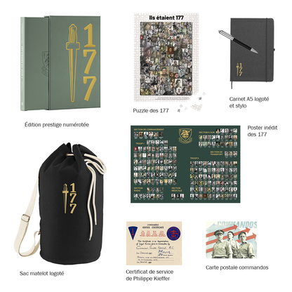 Commando Kieffer : 177 visages du Jour J - Coffret signature