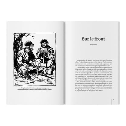 Sur le front