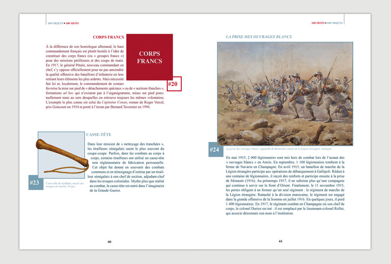 1914-1918 - L'armée française en guerre en 100 objets et en 100 mots